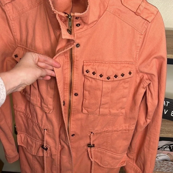 Forever 21 Studded Utility Jacket Size S - Picture 6 of 6